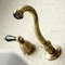 Kingston Brass KS3123PKL Duchess Two-Handle Wall Mount Bathroom Faucet, Antique Brass KS3123PKL - alternate 2